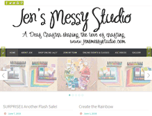 Tablet Screenshot of jensmessystudio.com